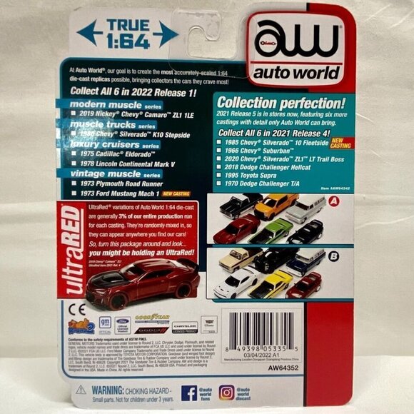 Auto World 1973 Plymouth Road Runner Vintage Muscle Mist Green Rel 1 Ver A NIP - Picture 14 of 15